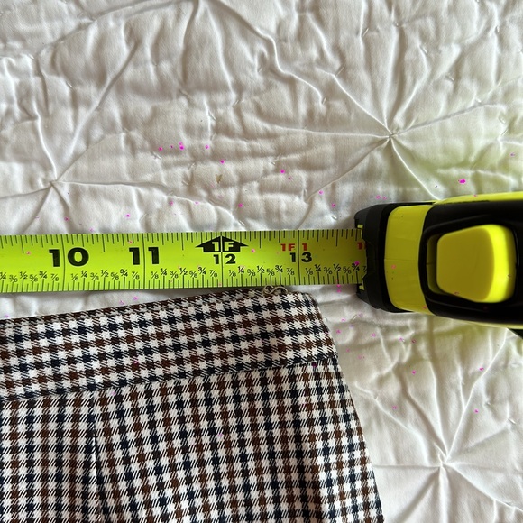 Michael Kors Collection Black Brown Gingham Pencil Skirt 2 NWOT - Picture 7 of 7